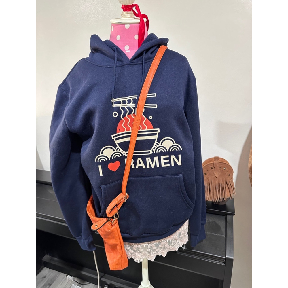 Women's Unbranded Hoodie - Navy Blue - Size M